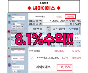 씨아이에스 수익인증